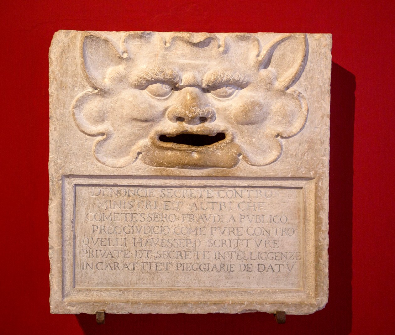Usta Prawdy (Bocca di Leone) (marmur) autorstwa Venetian School