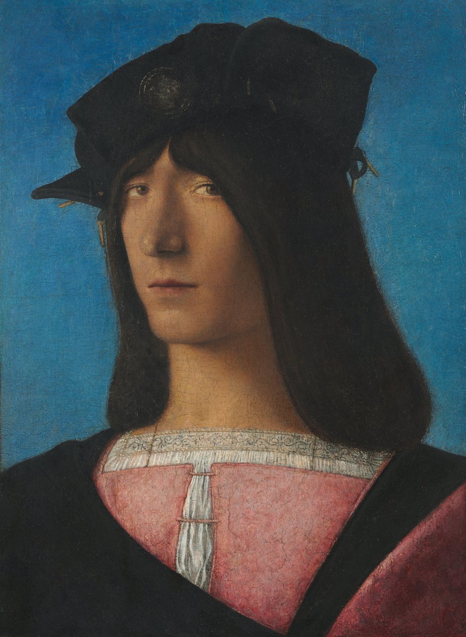 Portret mężczyzny, ok. 1510s (olej na drewnie) autorstwa Veneto Bartolomeo