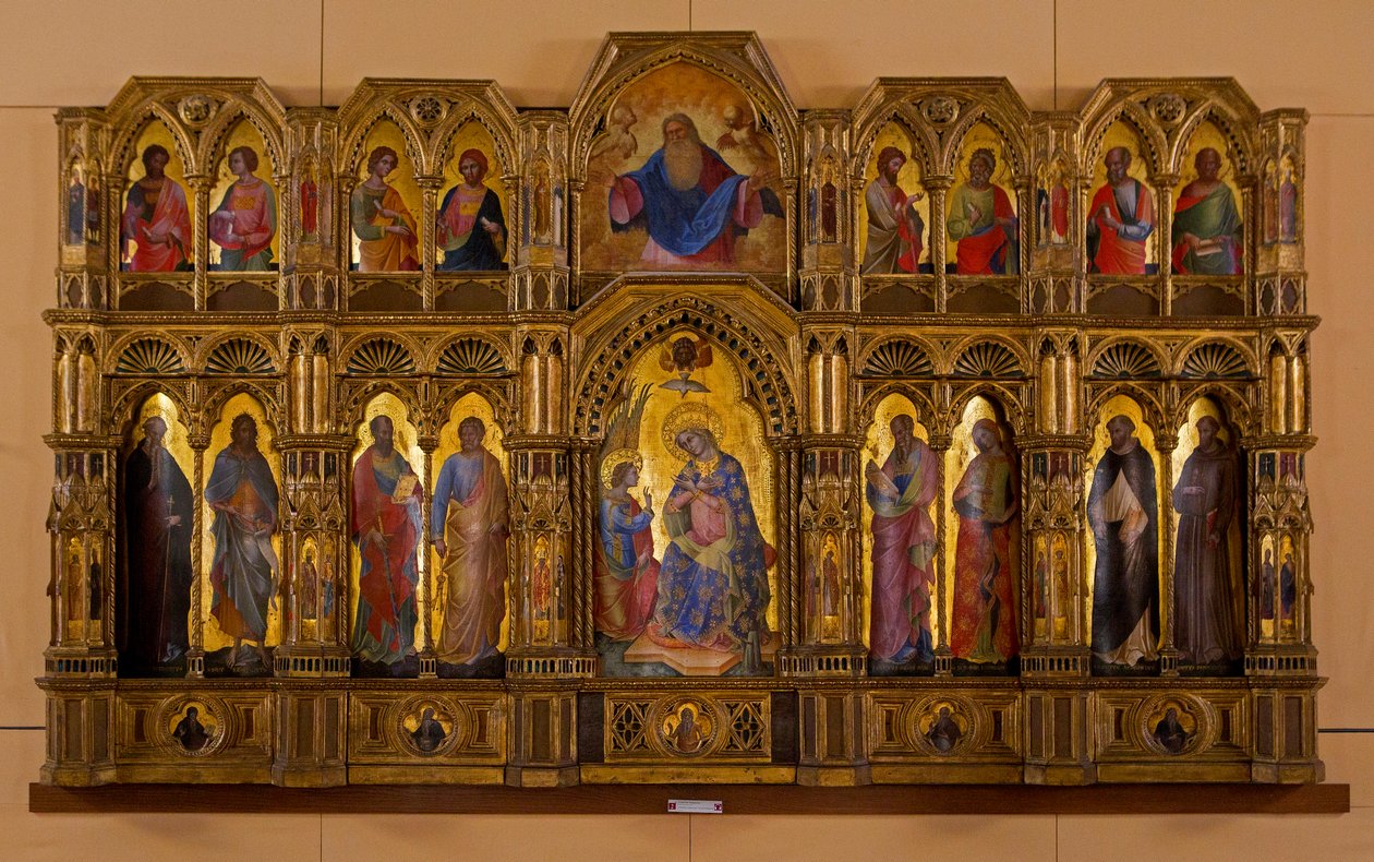 Poliptyk Zwiastowania (Poliptyk Lew) autorstwa Veneziano Lorenzo