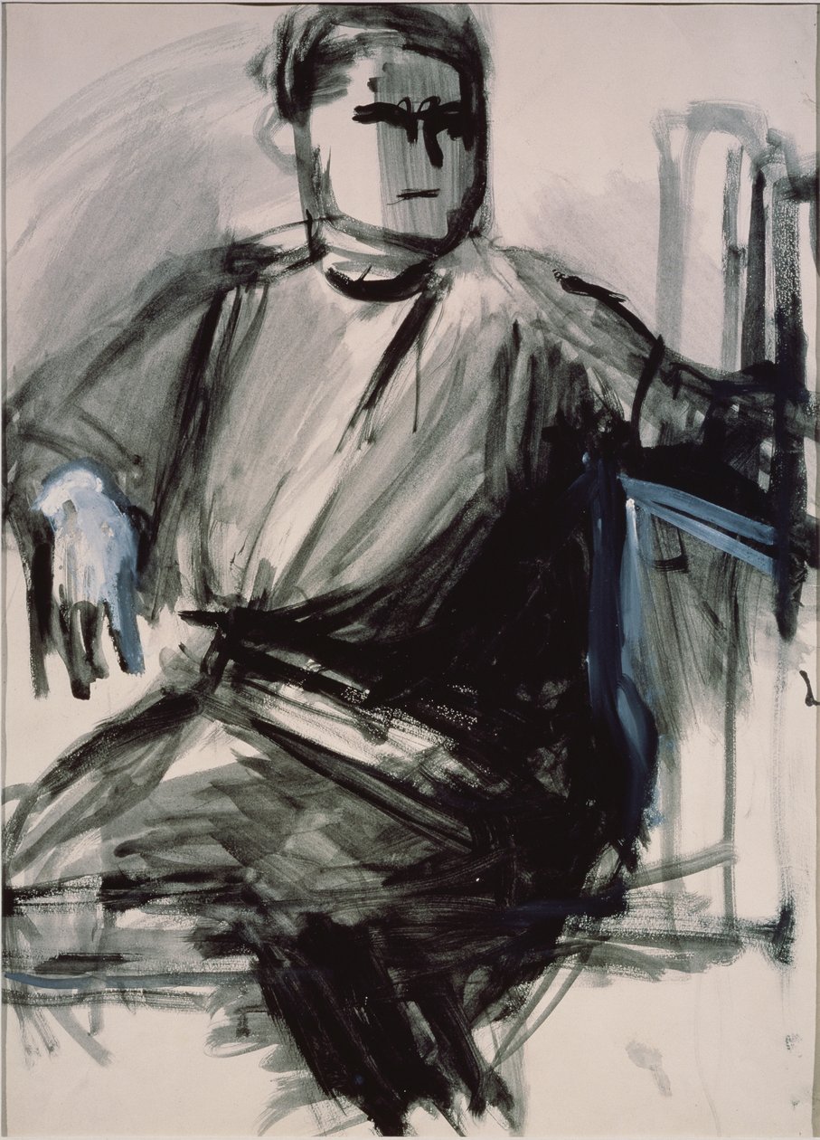 Autoportret, 1934 autorstwa Vera Mikhailovna Yermolayeva