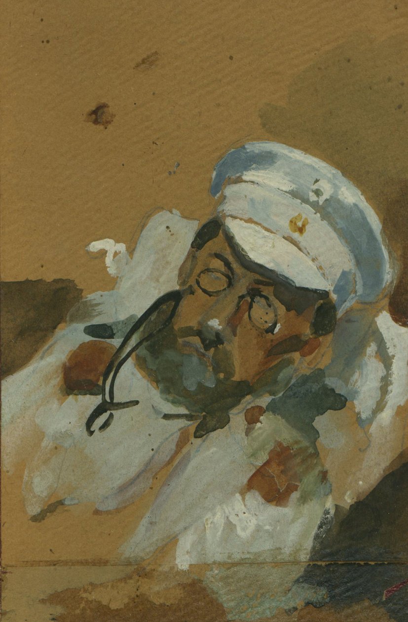 Portret Władimira Aleksiejewicza Chlebnikowa, s. 1895 autorstwa Vera Vladimirovna Khlebnikova