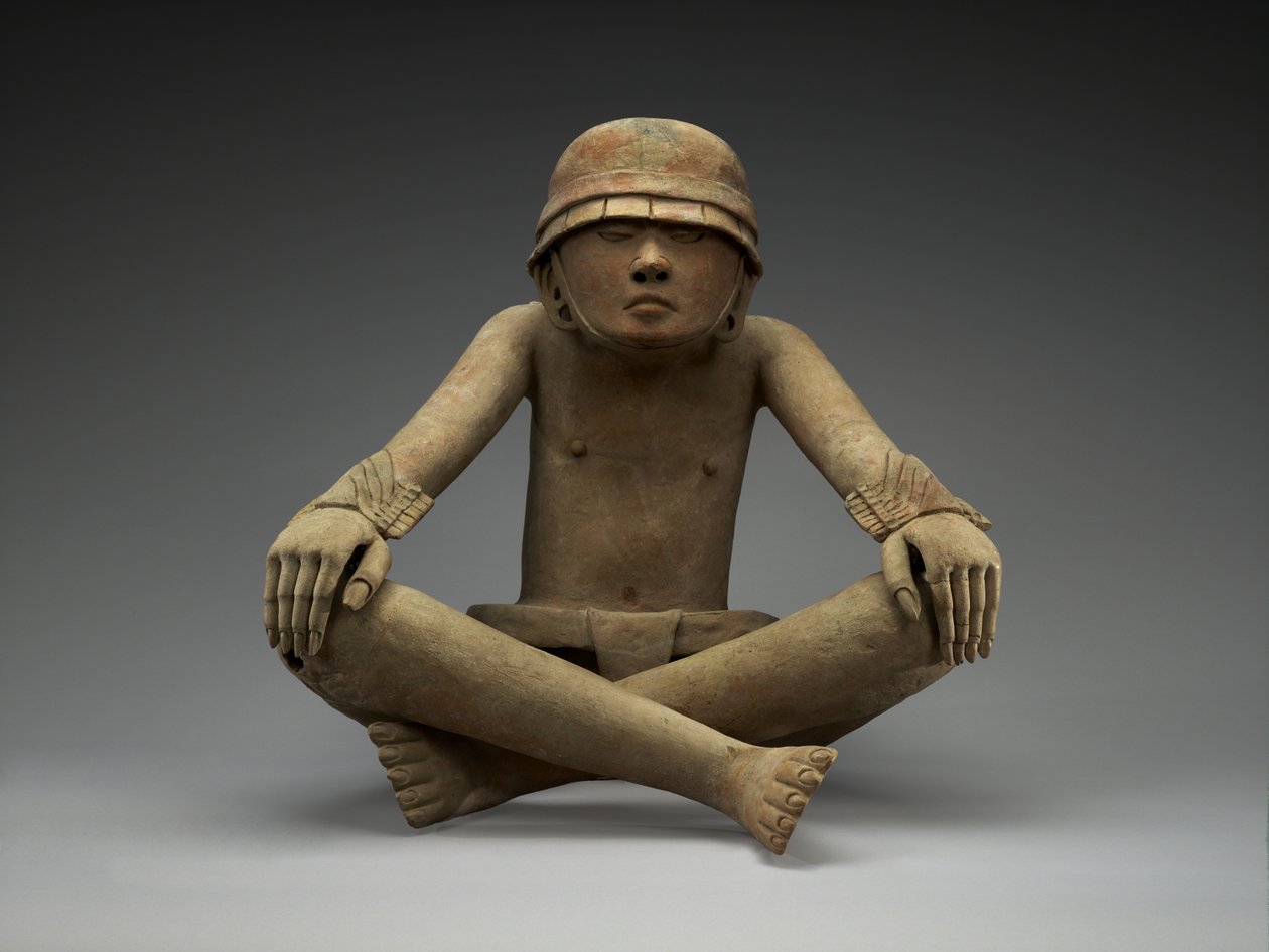 Piłkarz, 600-900 AD (ceramika) autorstwa Veracruz Veracruz