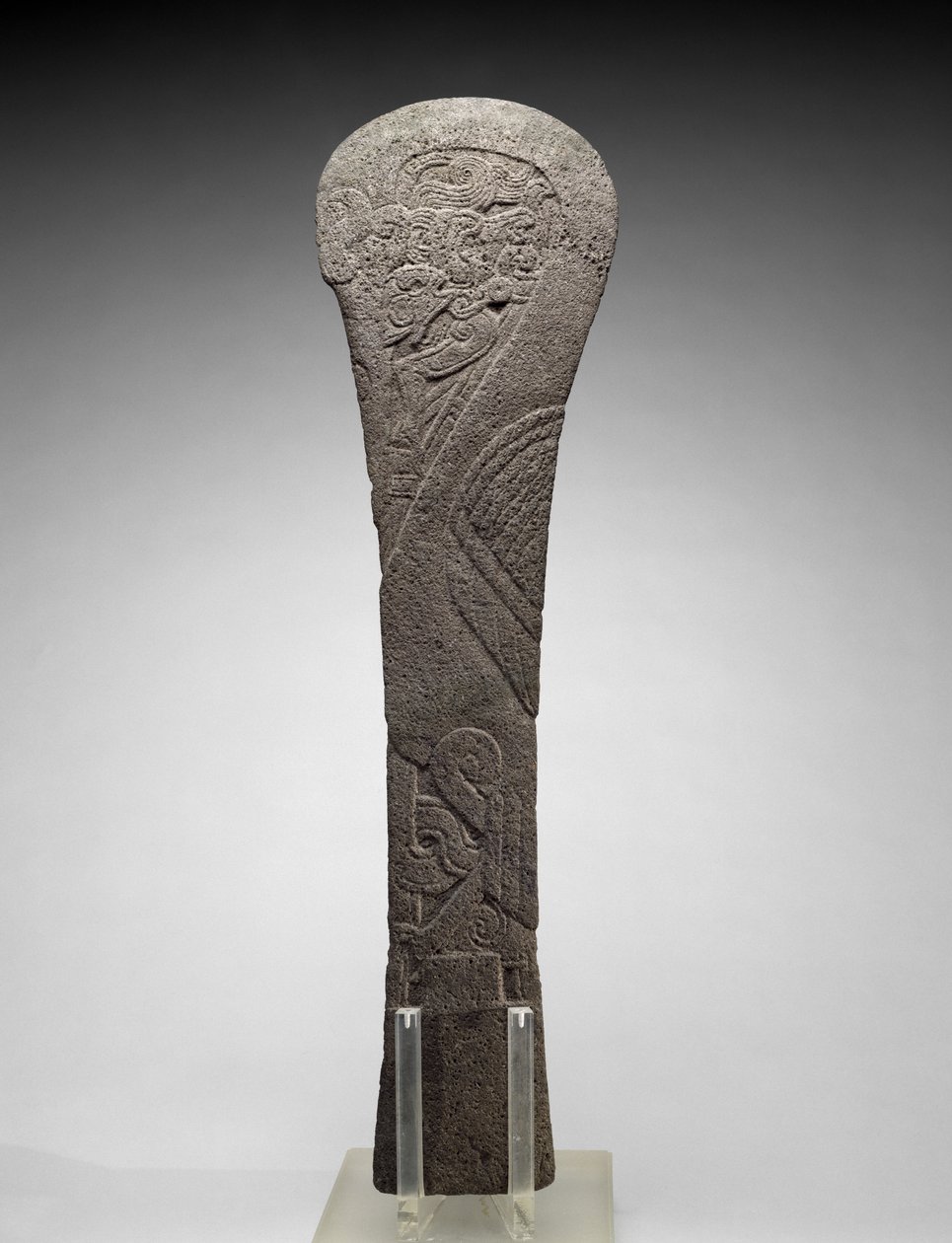 Palma z Wodnym Ptakiem, 300-1200 AD (bazalt) autorstwa Veracruz Veracruz
