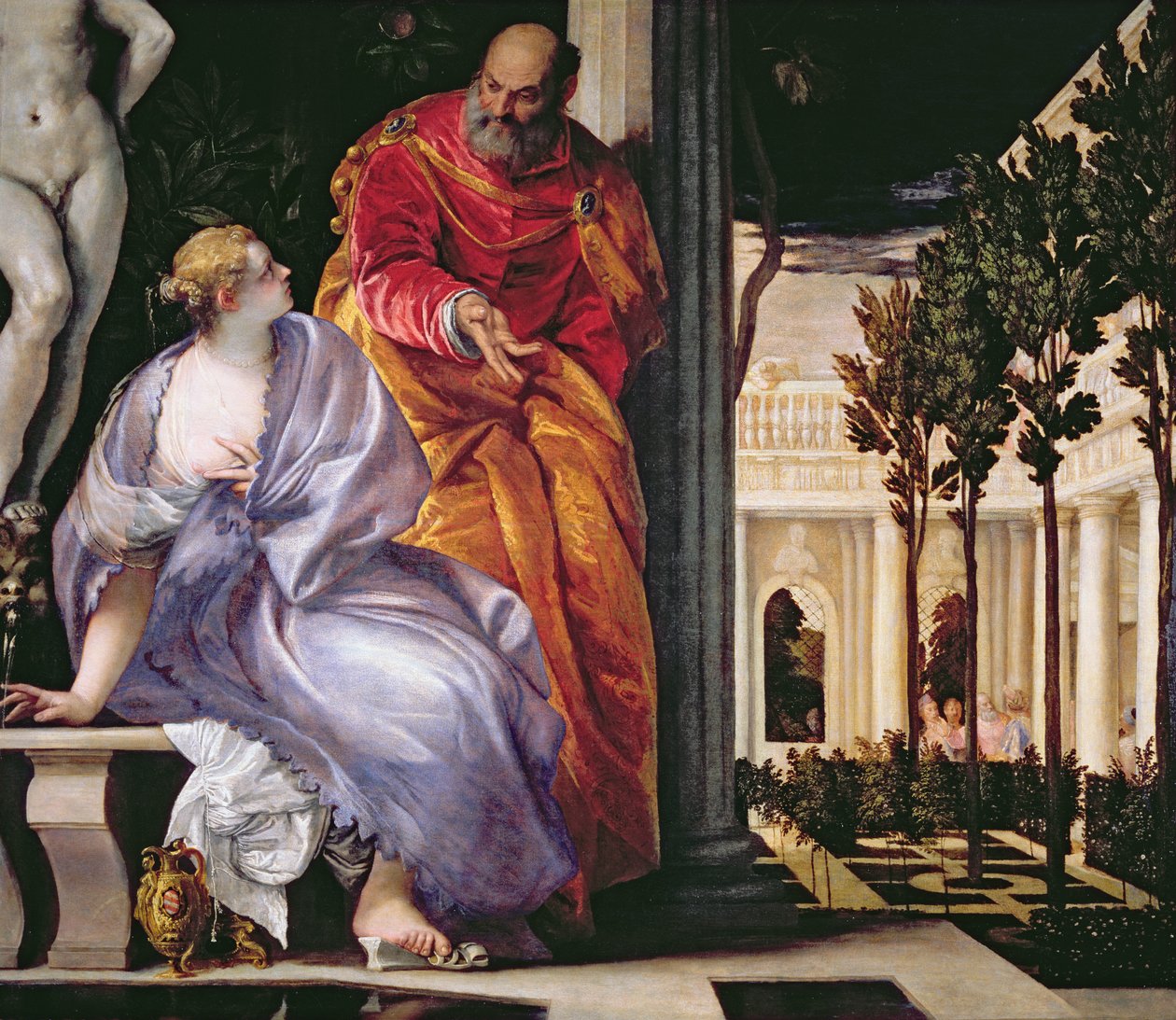 Kąpiel Batszeba, ok.1575 autorstwa Paolo Veronese