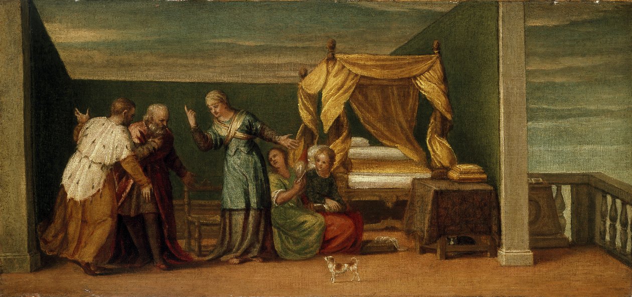 Judyta odbiera starożytnych z Betulii, XVI w. autorstwa Paolo Veronese