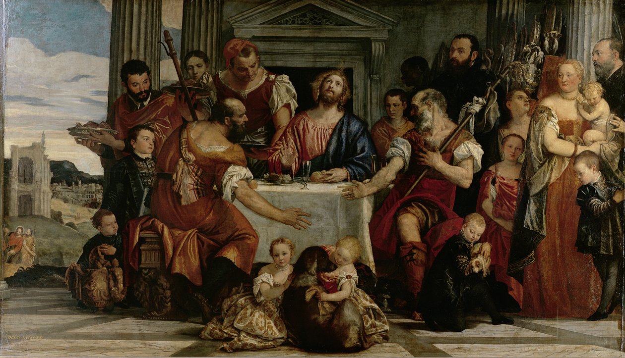 Kolacja w Emaus autorstwa Paolo Veronese