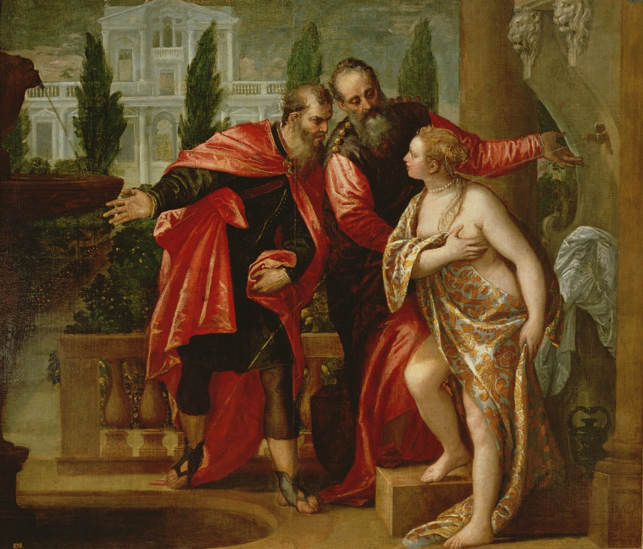Zuzanna i Starsi autorstwa Paolo Veronese