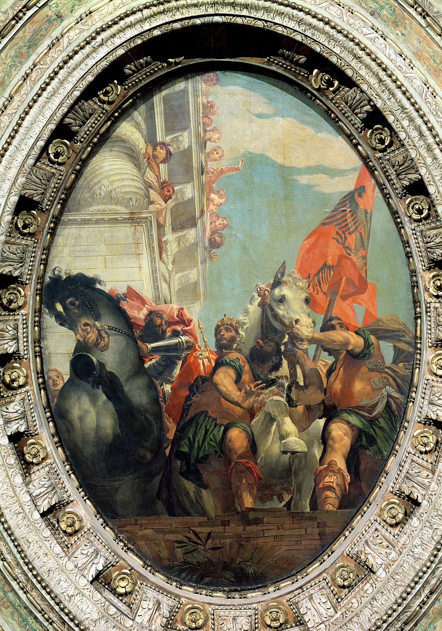 Triumf Mordechaja autorstwa Paolo Veronese