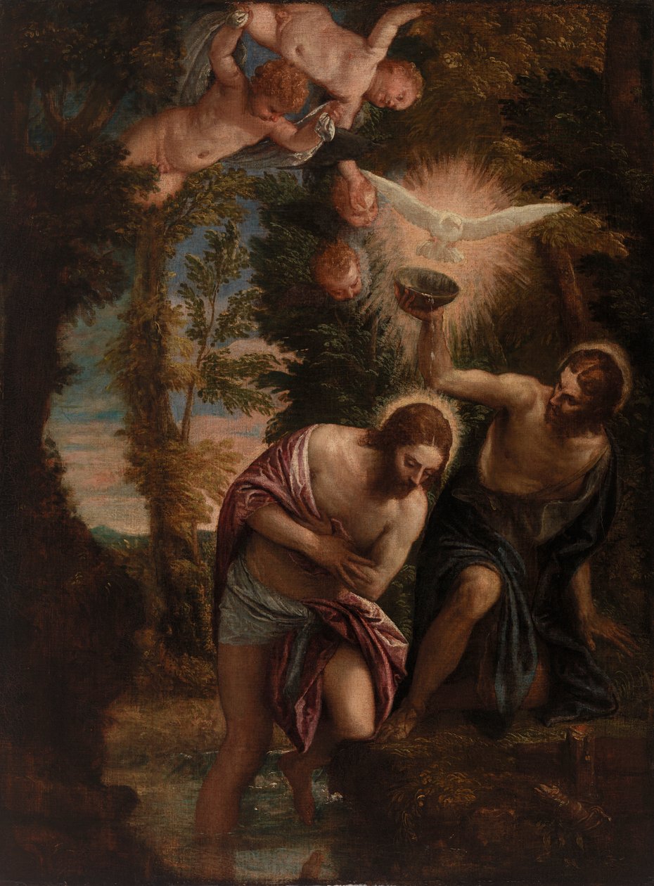 Chrzest Chrystusa autorstwa Veronese (Paolo Caliari)