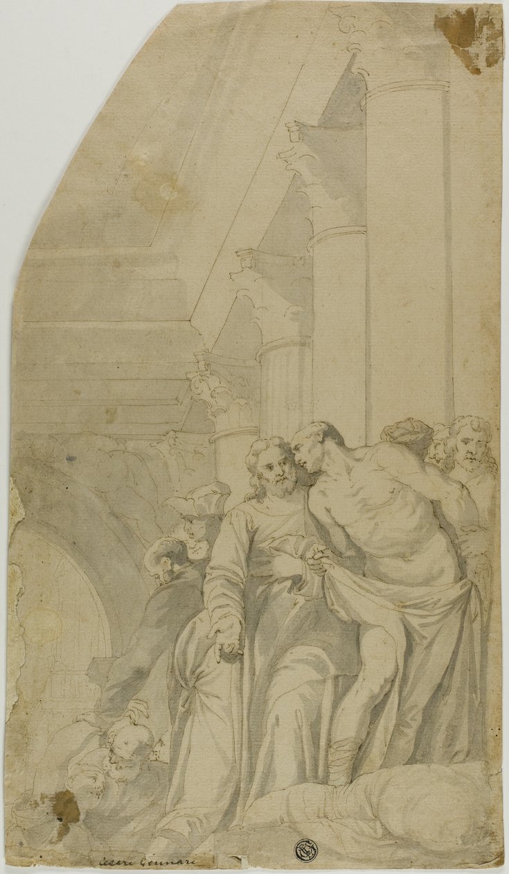 Chrystus uzdrawiający chorych przy sadzawce Betesda autorstwa Veronese (Paolo Caliari)