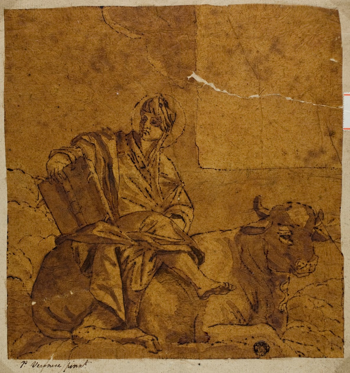 Święty Łukasz autorstwa Veronese (Paolo Caliari)