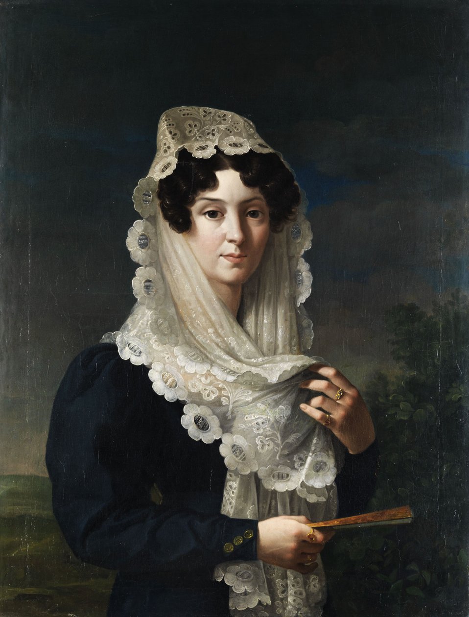 Doña Gertrudis de Compte y de Bruga, Witwe des Sarda Molins autorstwa Vicente Lopez y Portana