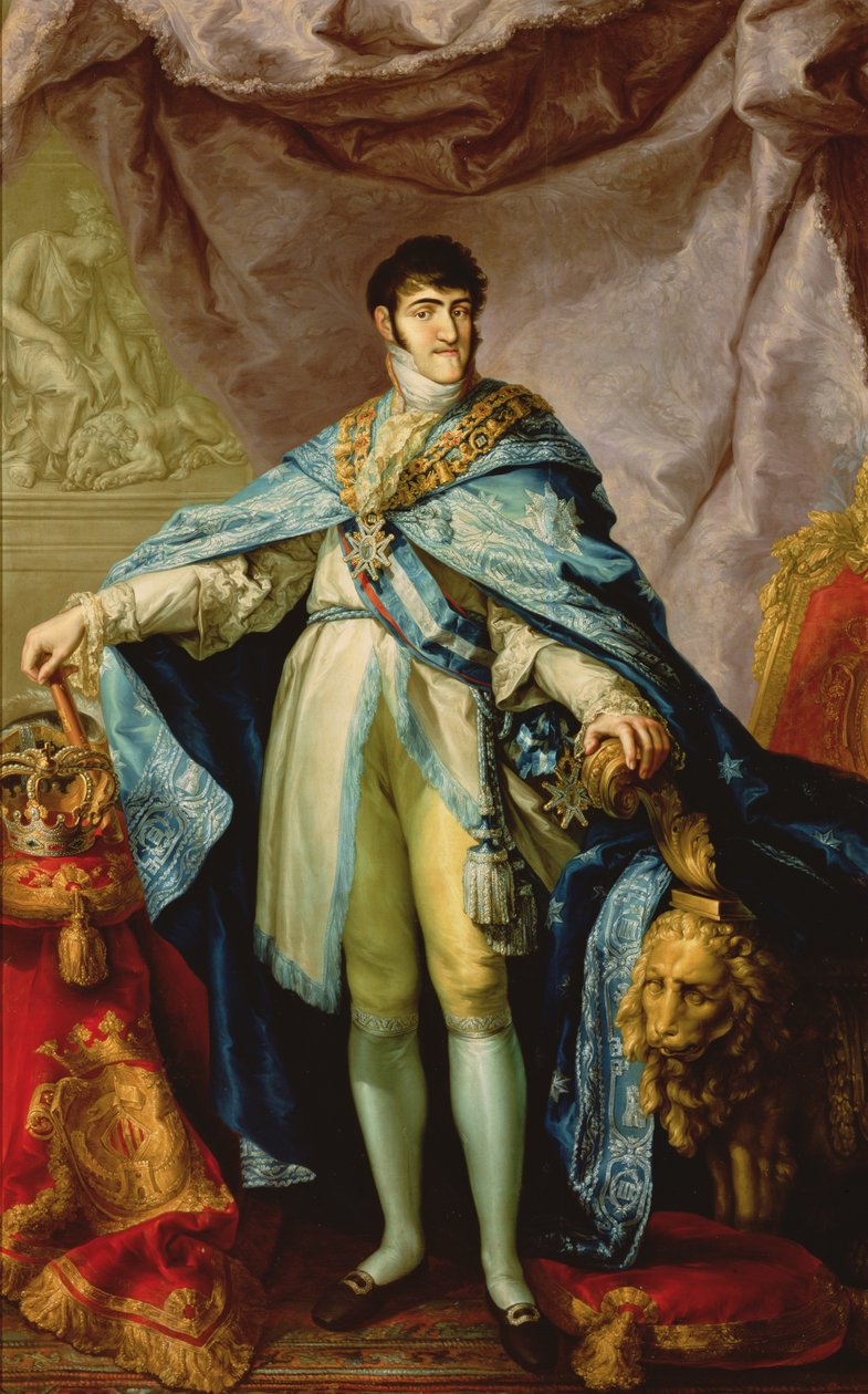 Ferdynand VII (1784-1833) Burbona, 1808-11 autorstwa Vicente Lopez y Portana