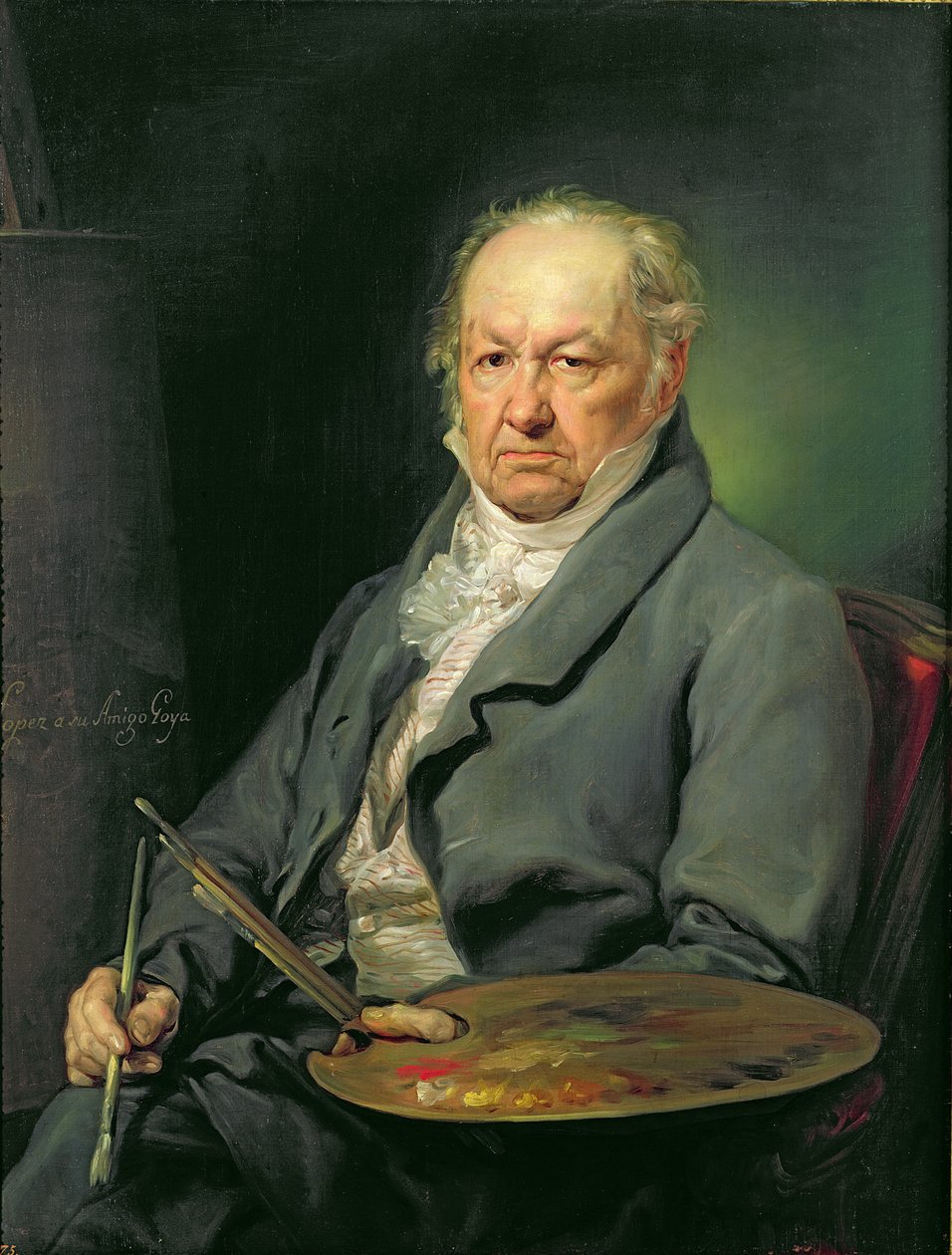 Francisco Jose de Goya, 1826 autorstwa Vicente Lopez y Portana