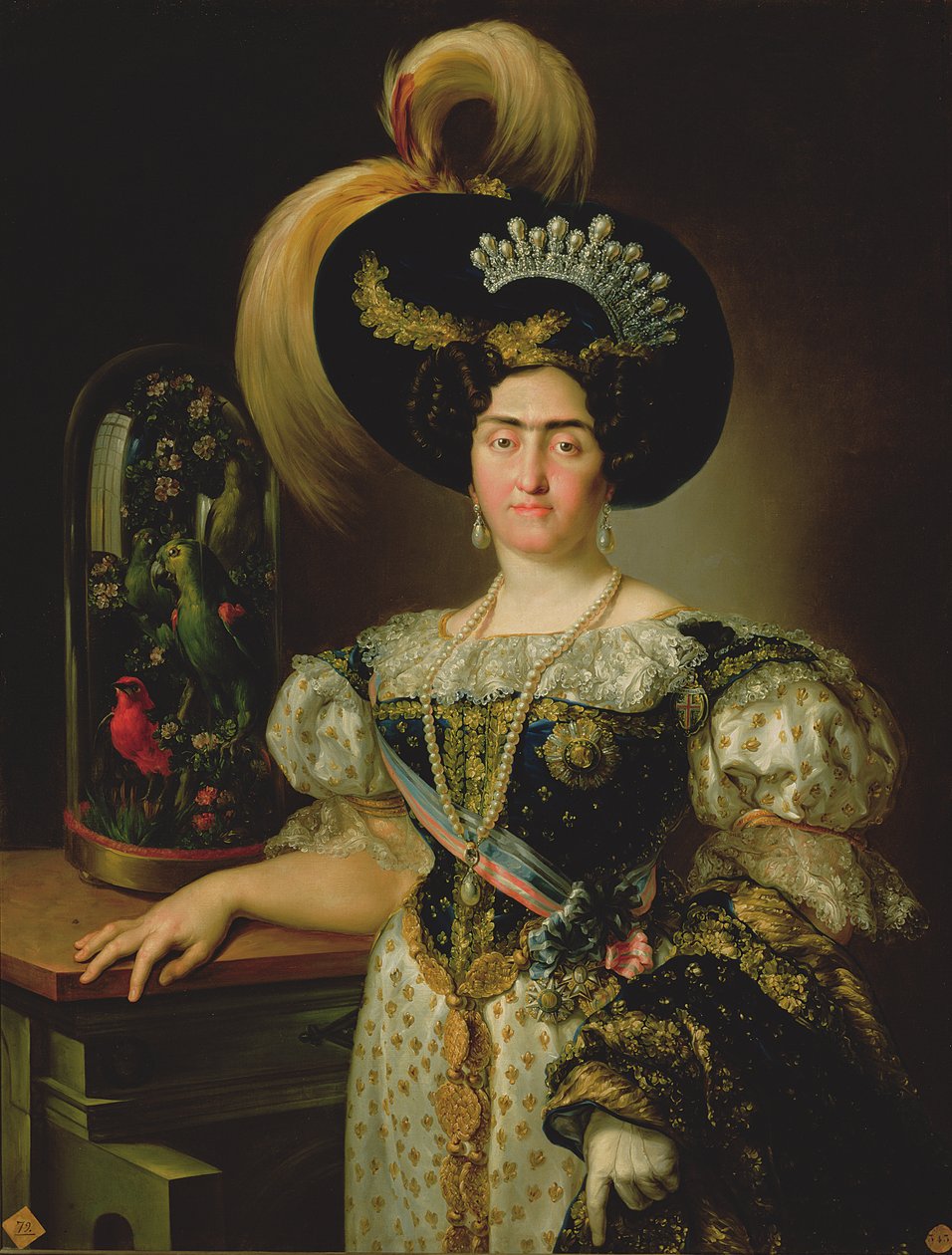 Maria Francisca de Braganca i Bourbon autorstwa Vicente Lopez y Portana