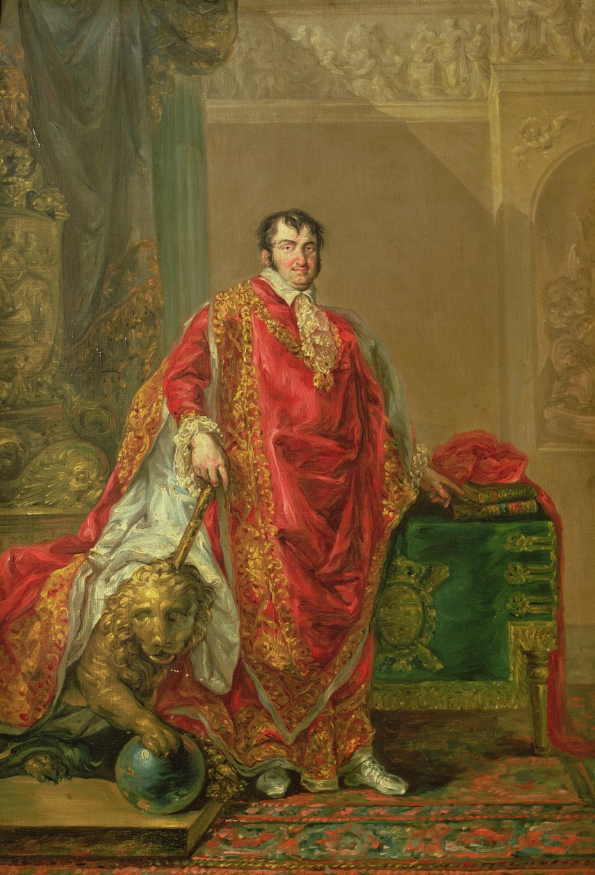 Portret Ferdynanda VII (1784-1833) 1808-11 autorstwa Vicente Lopez y Portana
