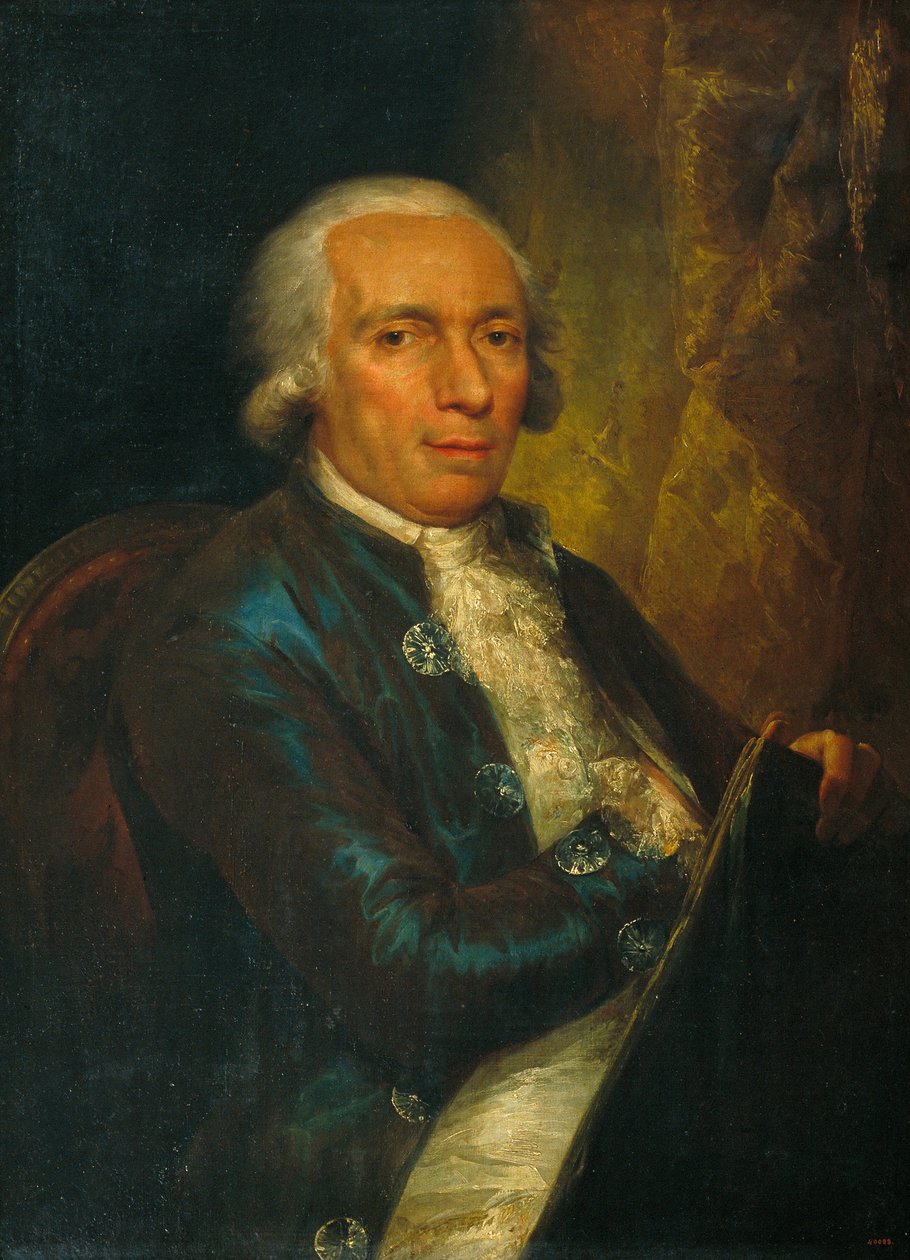 Portret grawera Pasqual Pere Moles, pierwszego dyrektora Escola de Llotja autorstwa Vicente Lopez y Portana