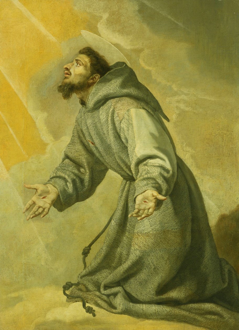 Święty Franciszek otrzymuje stygmaty, autorstwa Vicente Carducho