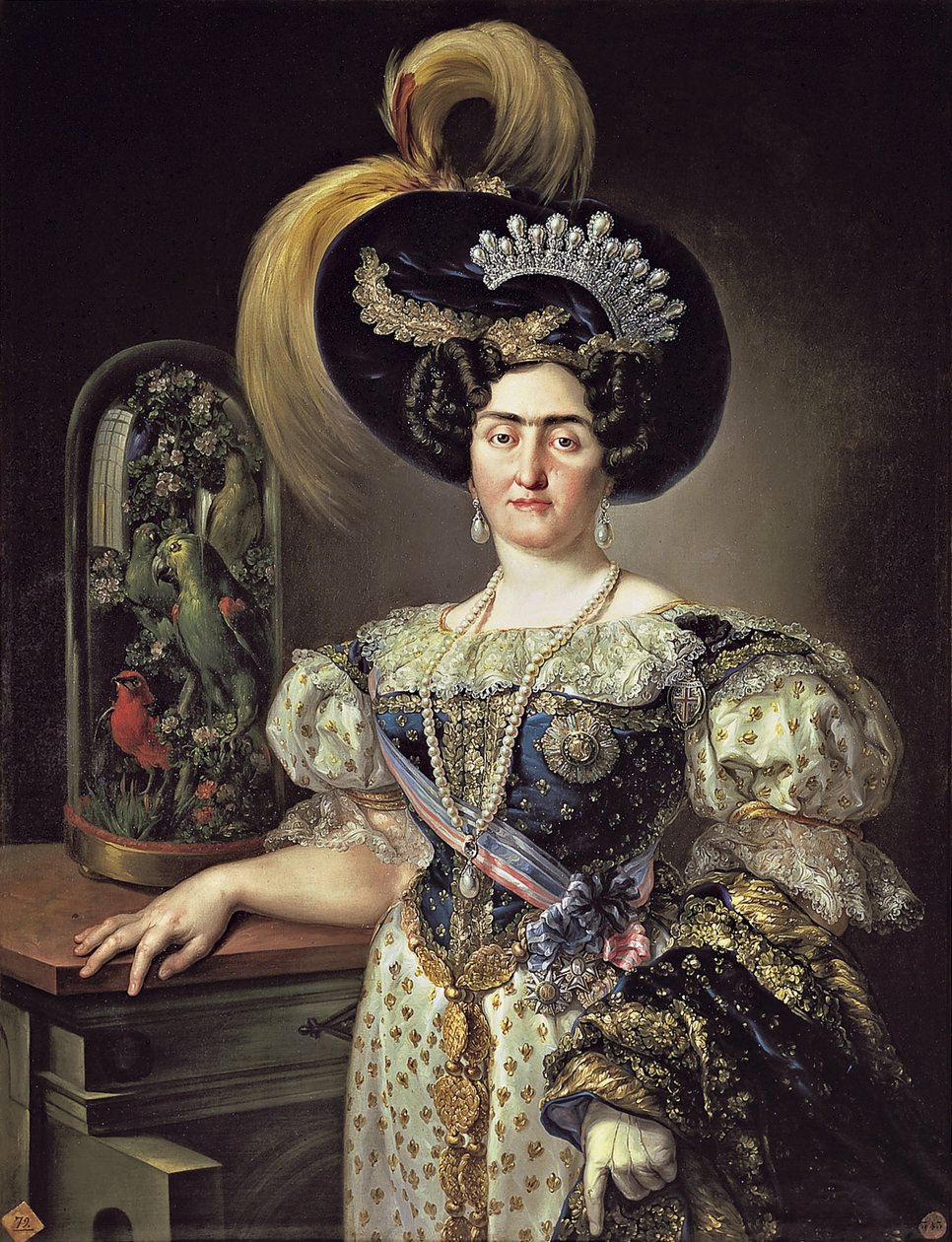 Portret Marii Franciszki de Braganza y Borbón autorstwa Vicente López Portaña