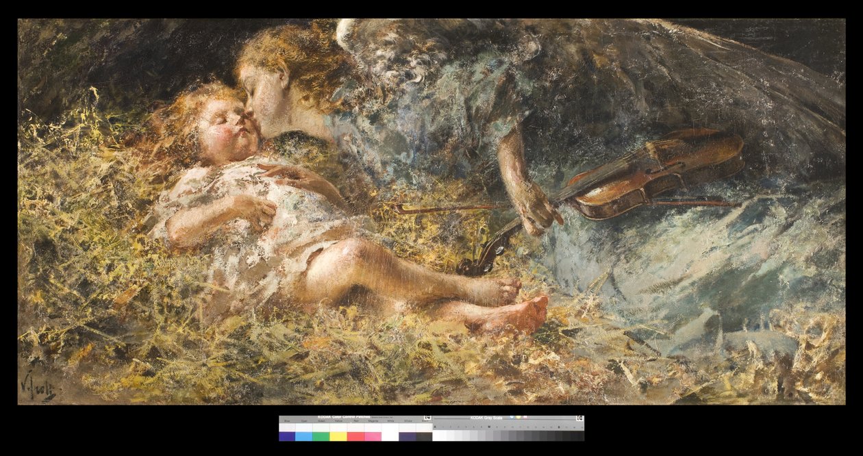 Anioł Muzyk, 1900 autorstwa Vicenzo Irolli