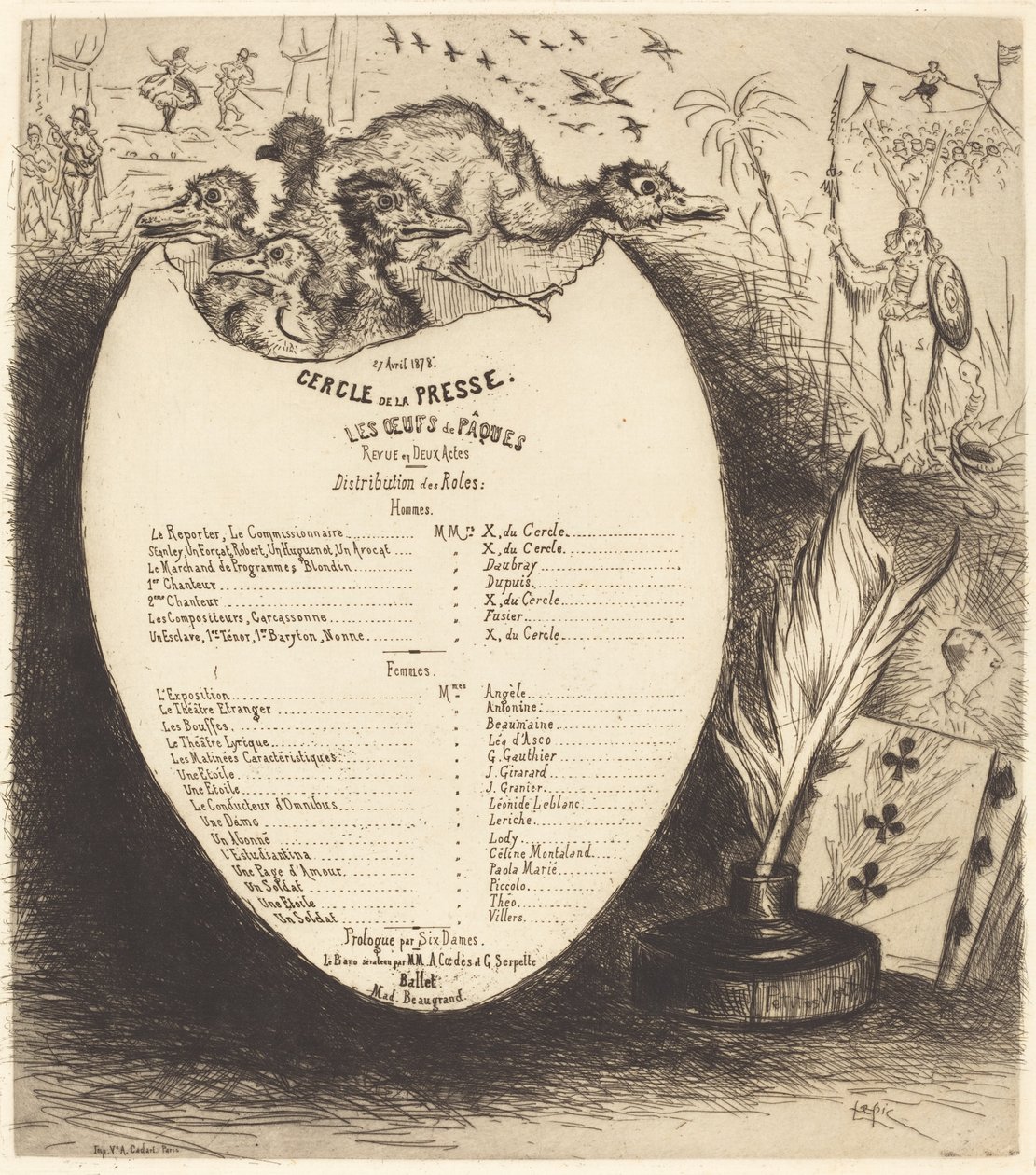 pisanki autorstwa Vicomte Ludovic Lepic