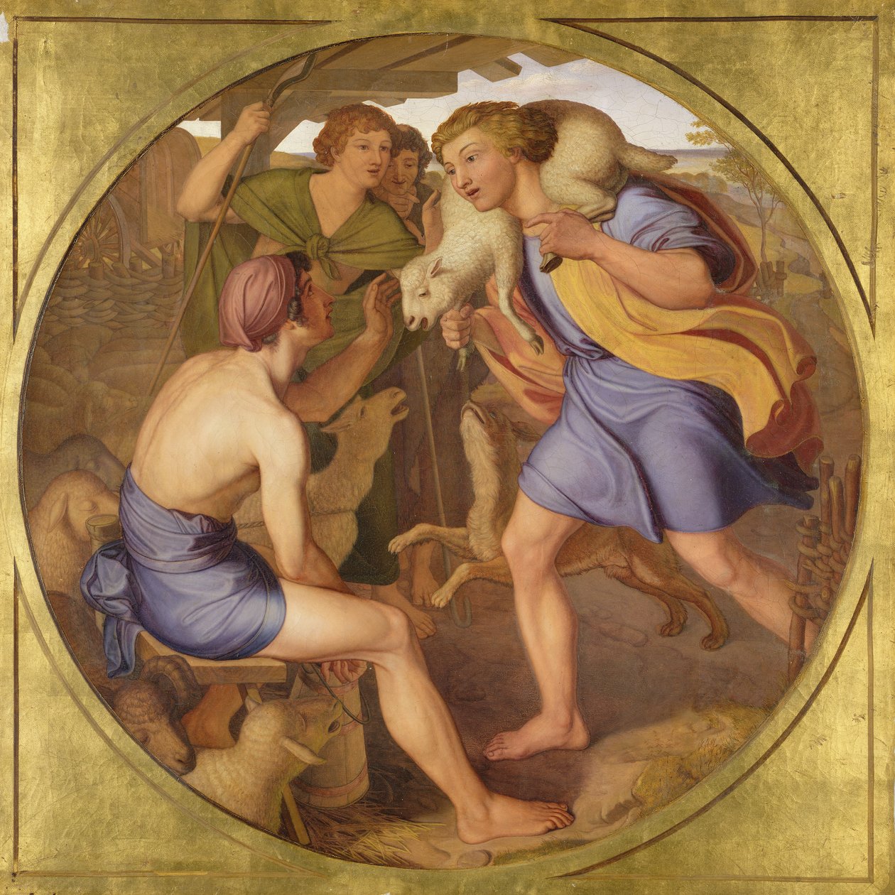 Dobry Pasterz, 1833 autorstwa Victor Emil Janssen