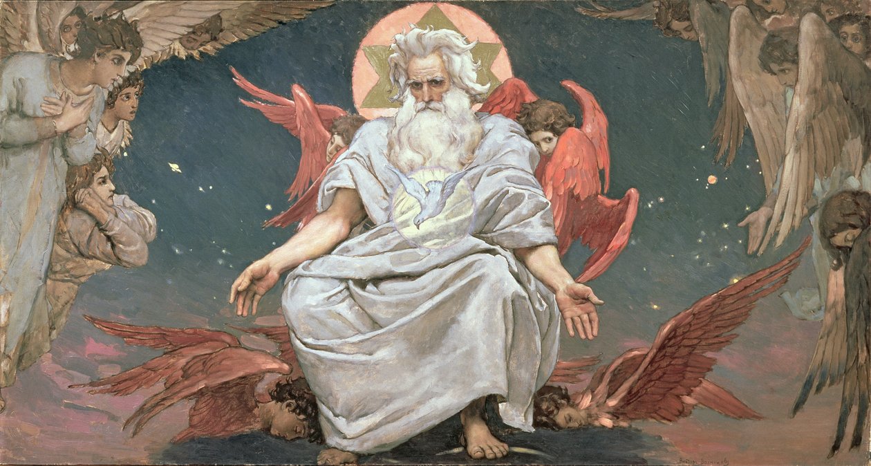 Savaoph, Bóg Ojciec, 1885-96 autorstwa Victor Mikhailovich Vasnetsov