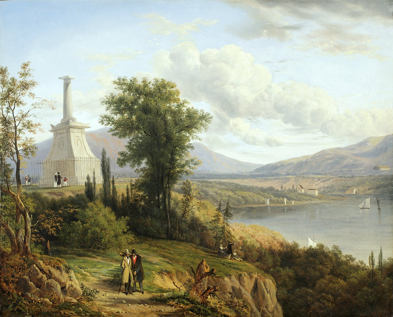 Pomnik Kościuszki, West Point, 1845 autorstwa Victor de Grailly