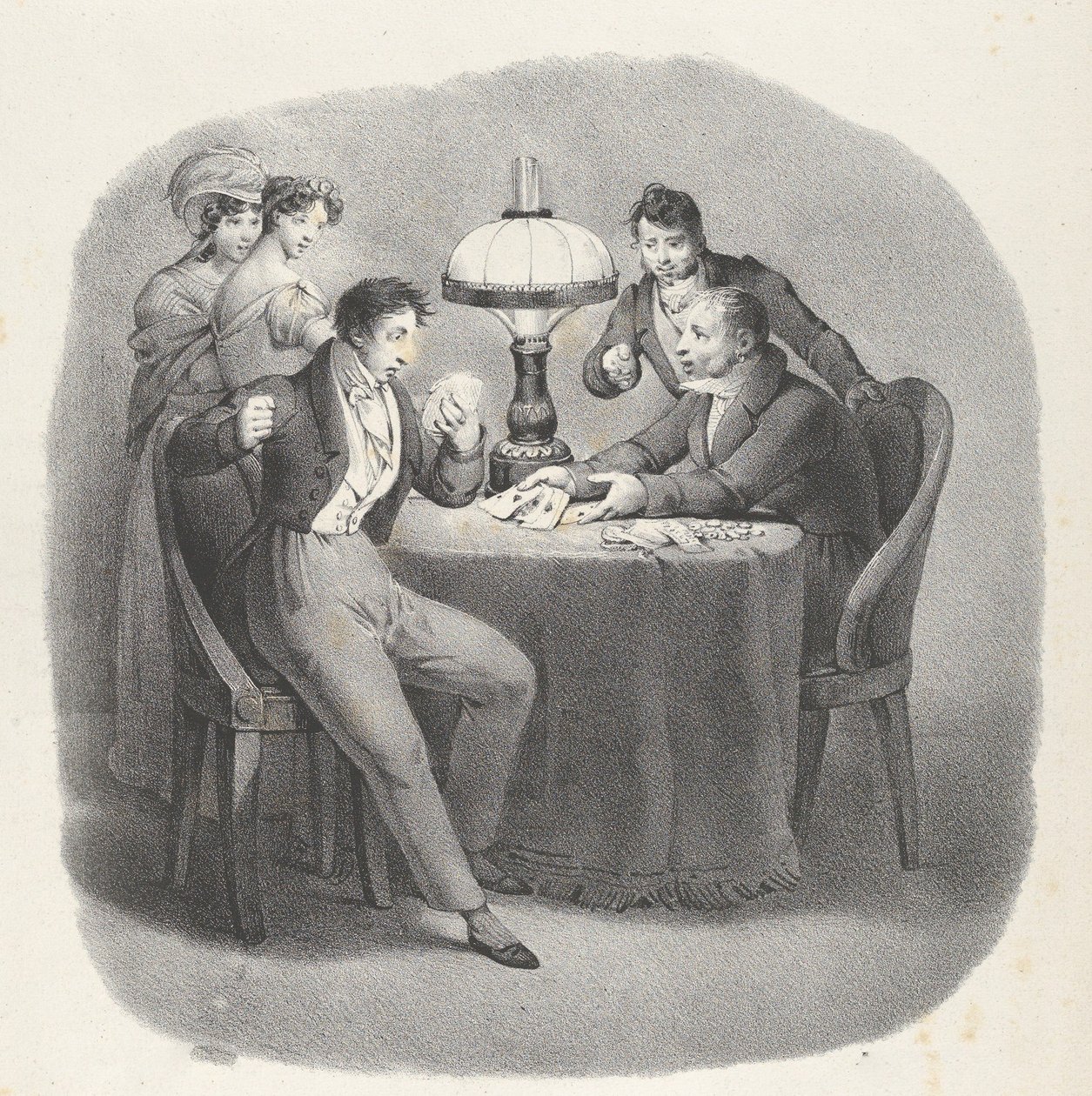Facet. X: Co za pech! Co za pech!, 1824. autorstwa Victor Adam