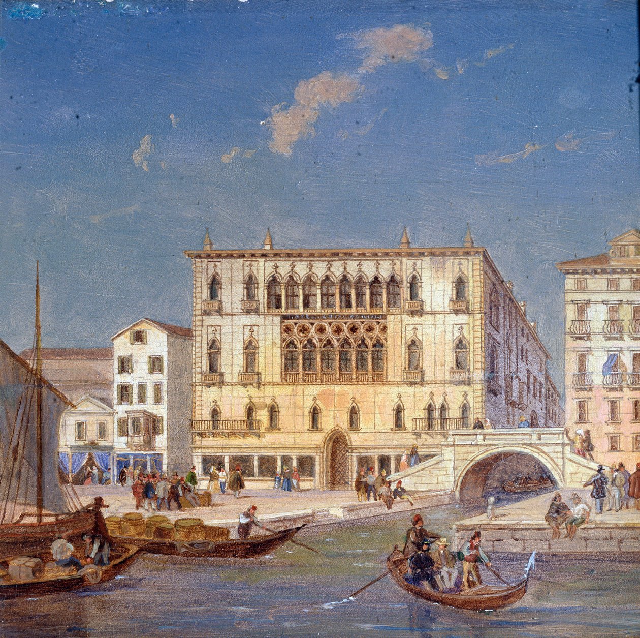 Pałac Bernardo, XIX w. autorstwa Victor Adam