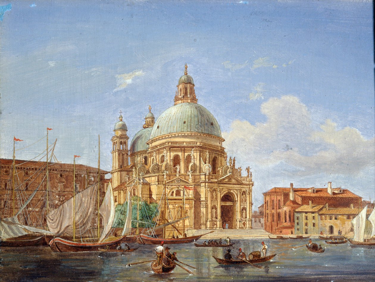 Kościół Santa Maria della Salute, XIX w. autorstwa Victor Adam