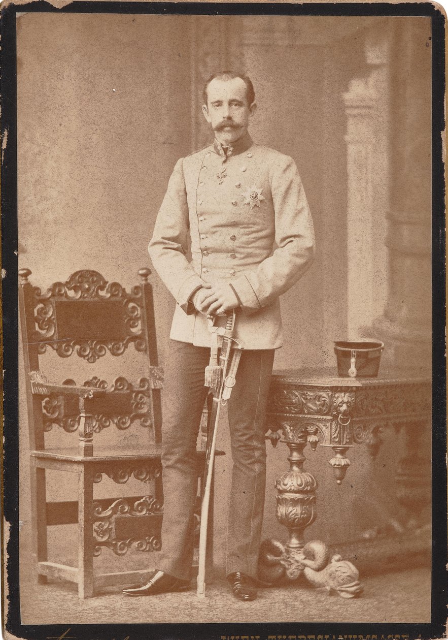Rudolf, książę koronny Austrii 1858-1889, 1888. autorstwa Victor Angerer