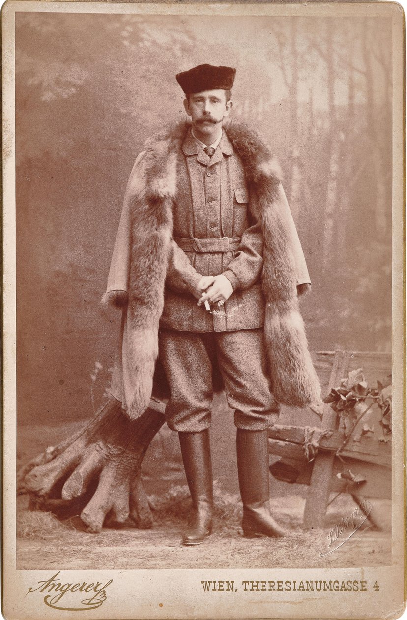 Rudolf, książę koronny Austrii 1858-1889, 1889. autorstwa Victor Angerer