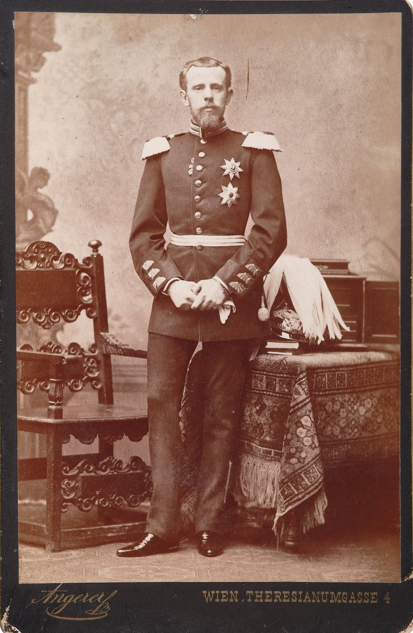 Rudolf, książę koronny Austrii 1858-1889, ok. 1885. autorstwa Victor Angerer