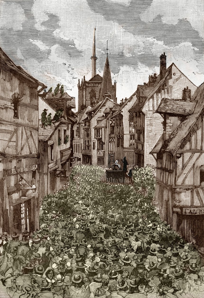 Affaire des possesdes de Loudun (demony de Loudun) ok. 1630: polowanie na czarownice, na rzeźniku zostaje spalony francuski ksiądz Urbain Grandier (1590-1634), który rzekomo zawarł pakt z diabłem i oskarża o opętanie zakonnic - ( Urbain Grandier, ks autorstwa Victor Armand Poirson