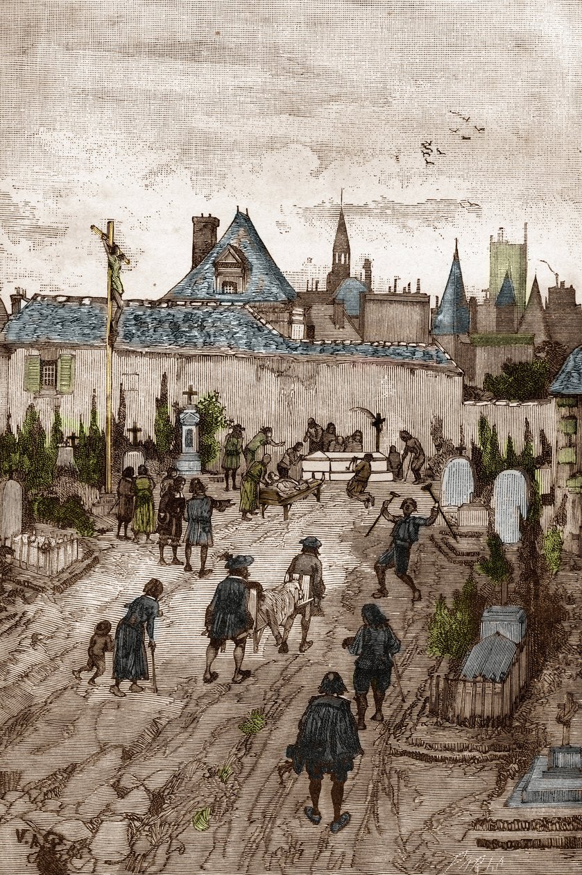 Jansenist Convulsionary (lub Saint Medard) (Dzieła konwulsji) w XVIII wieku: „”chorzy i niedołężni udają się na cmentarz Saint-Medard (gdzie znajduje się grób diakona Franciszka Paryskiego), aby być cudownie gueris” (Praktyki Convulsionnaire ( konwulsyjne autorstwa Victor Armand Poirson