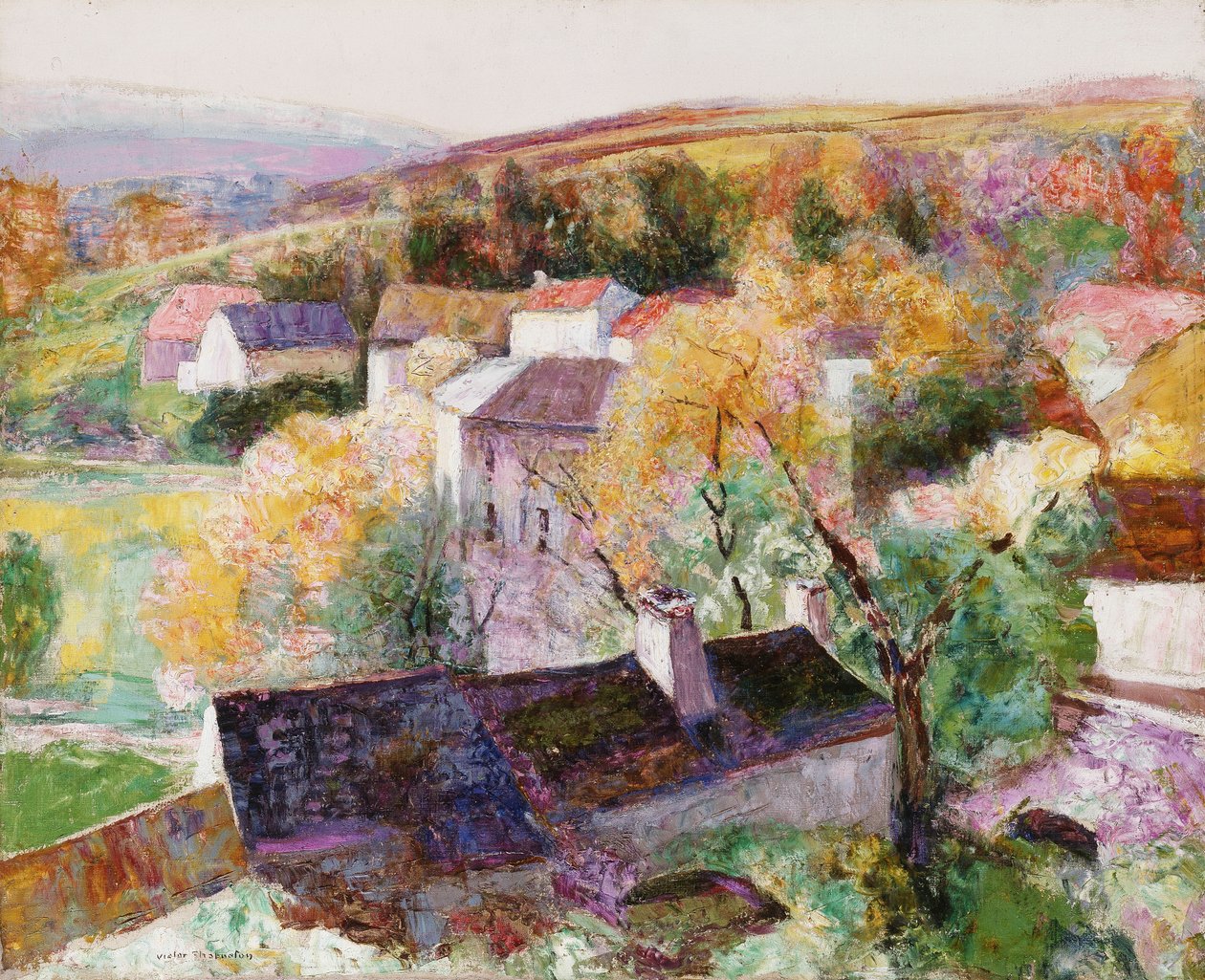 Krajobraz autorstwa Victor Charreton