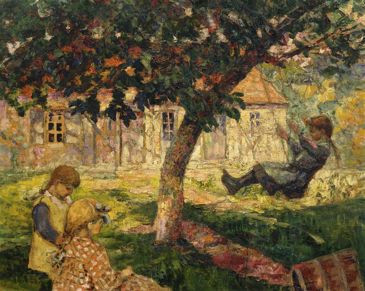 Huśtawka; La Balancoire autorstwa Victor Charreton