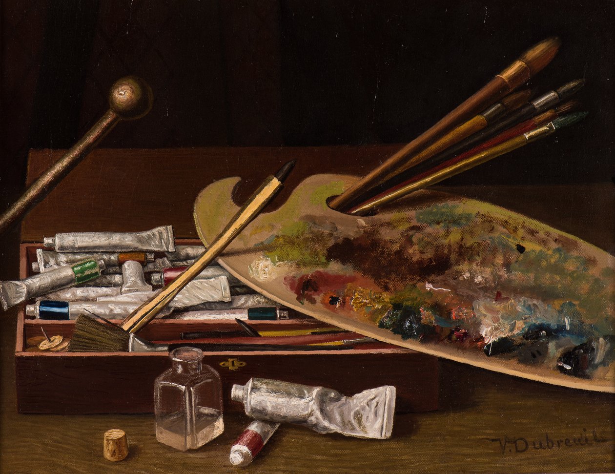 Paleta artysty autorstwa Victor Dubreuil