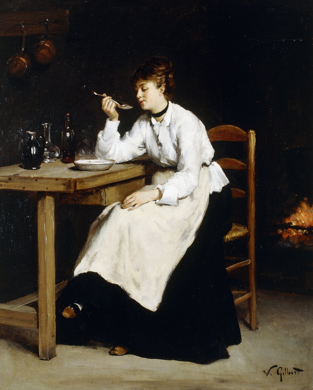Przez ogień, autorstwa Victor Gabriel Gilbert
