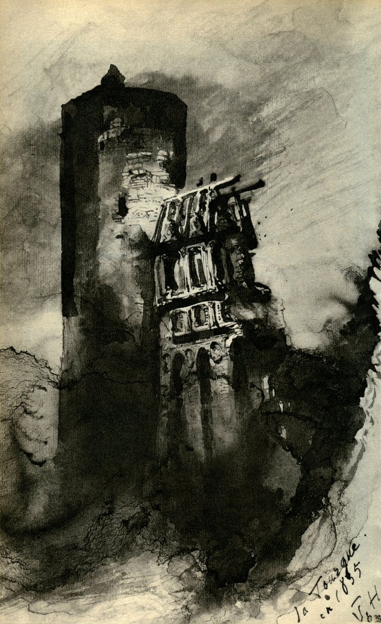 La Tourgue, 1835 autorstwa Victor Hugo