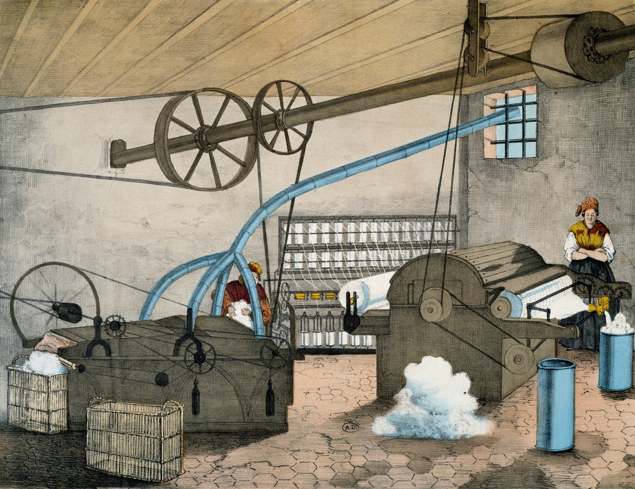 Wirowanie mechaniczne. Francja autorstwa Victor Janson