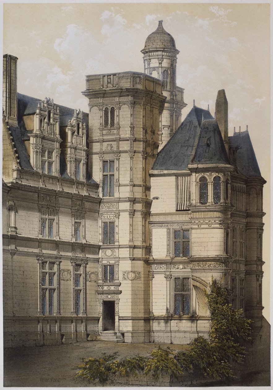 Hotel of Anjou, Angers, ilustracja z 