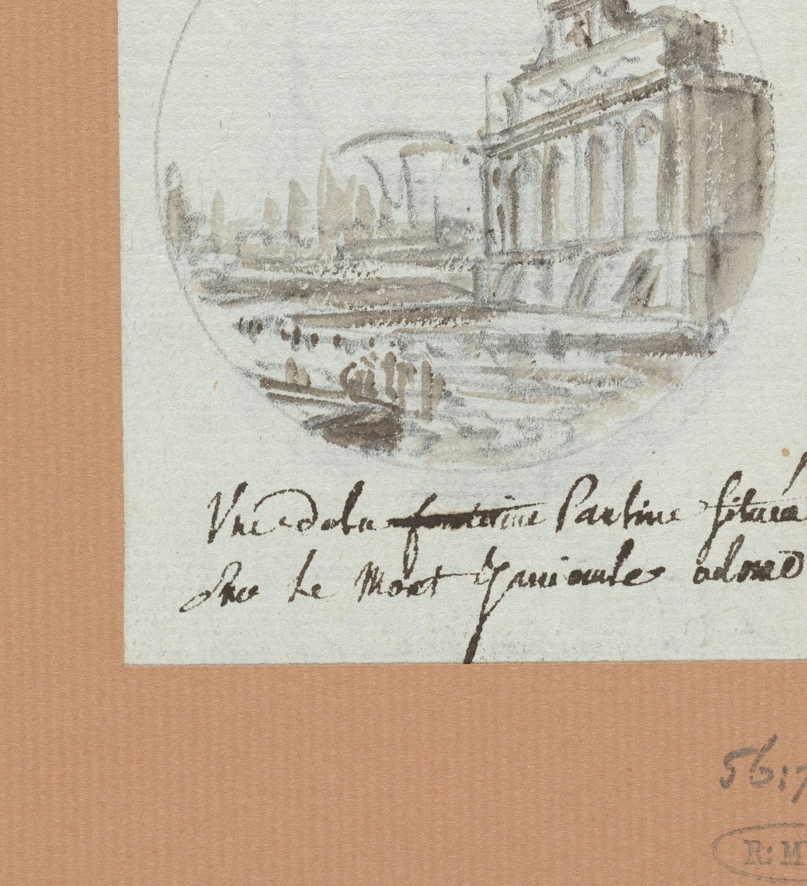 De Aqua Paolo, der Brunnen auf dem Janiculus autorstwa Victor Jean Nicolle