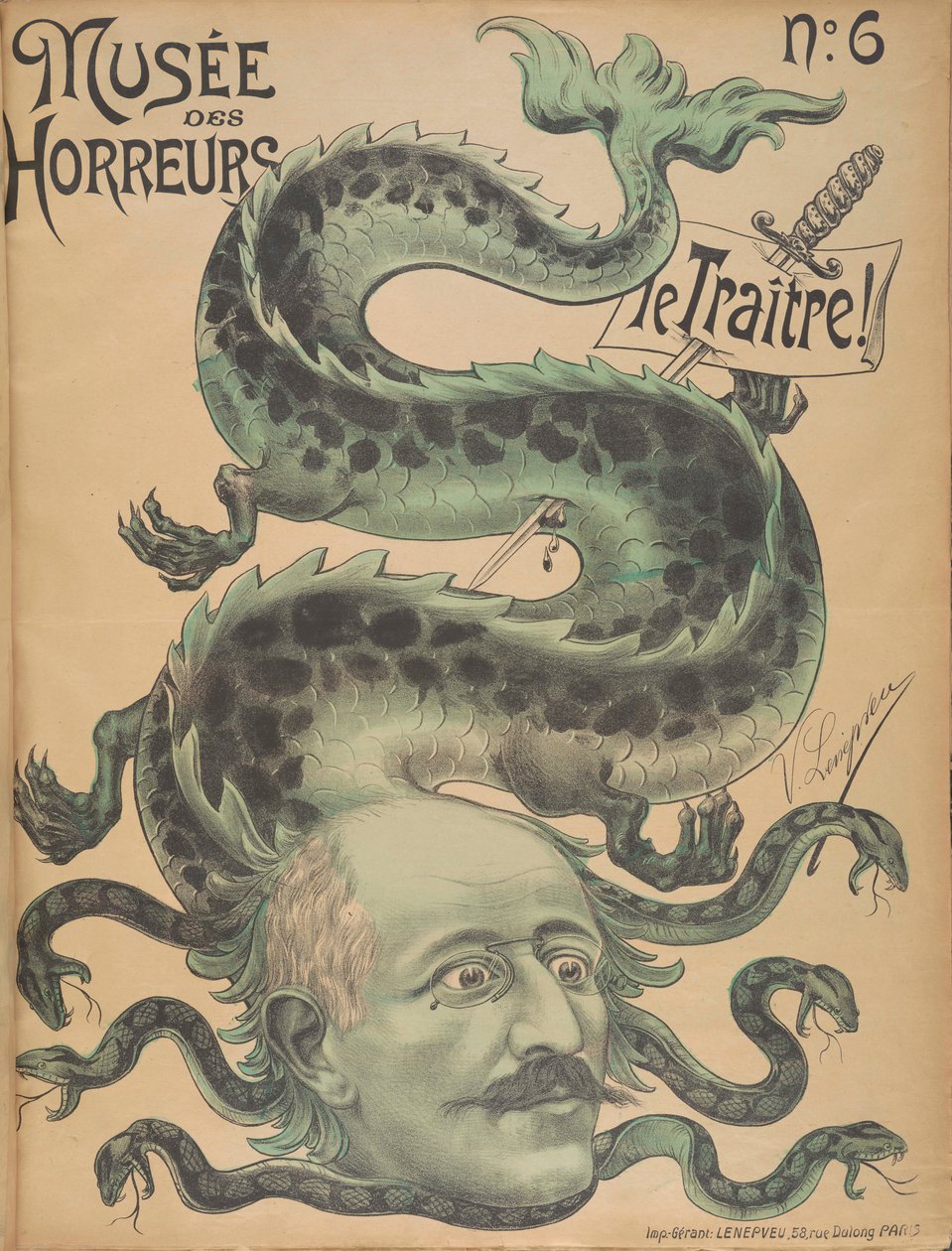 Muzeum horrorów Galeria horrorów: Alfred Dreyfus, 1899. autorstwa Victor Lenepveu