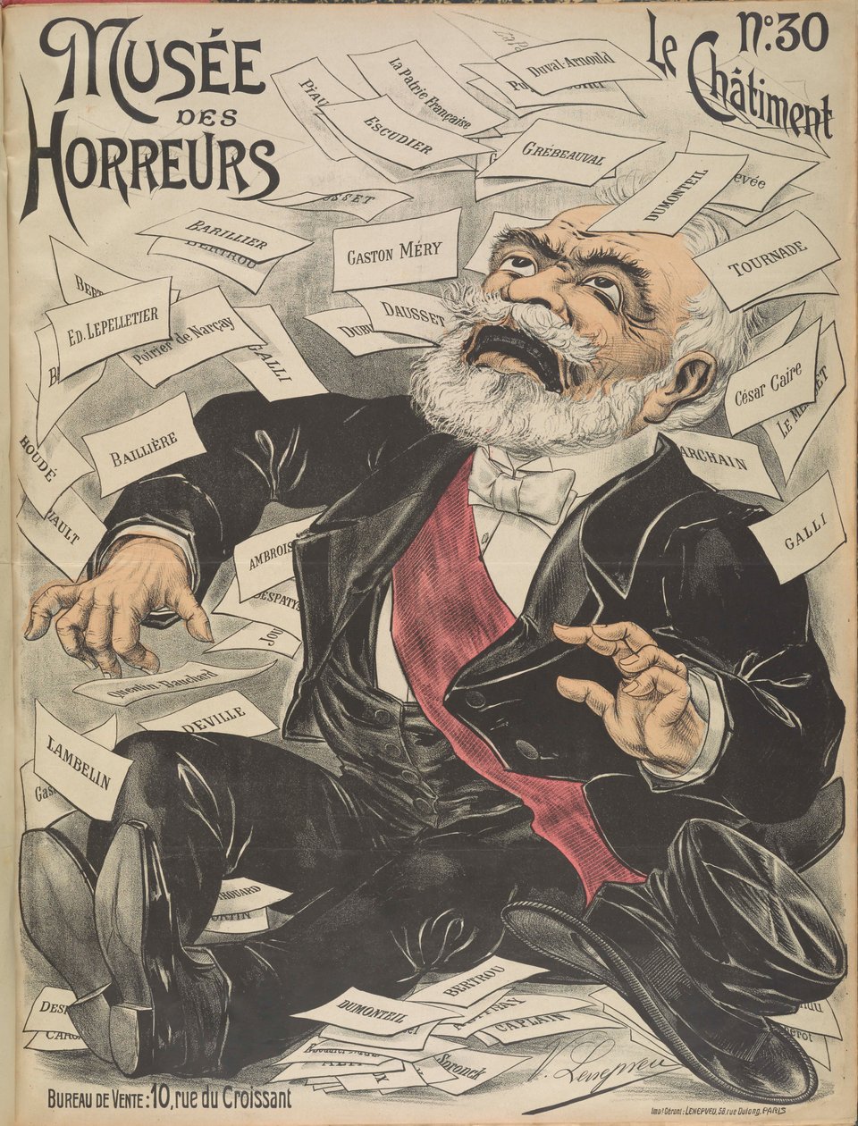Muzeum horrorów Galeria horrorów: Émile Loubet, 1899. autorstwa Victor Lenepveu