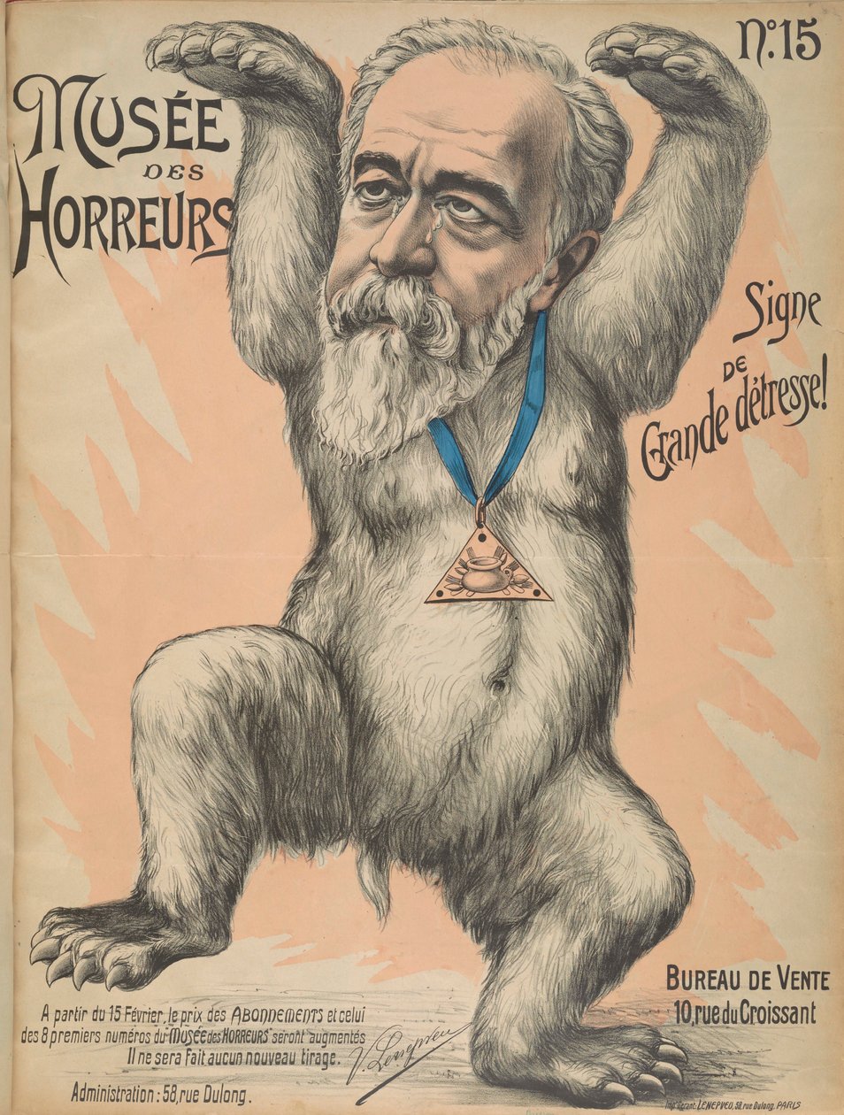 Muzeum horrorów Galeria horrorów: Henri Brisson, 1899. autorstwa Victor Lenepveu