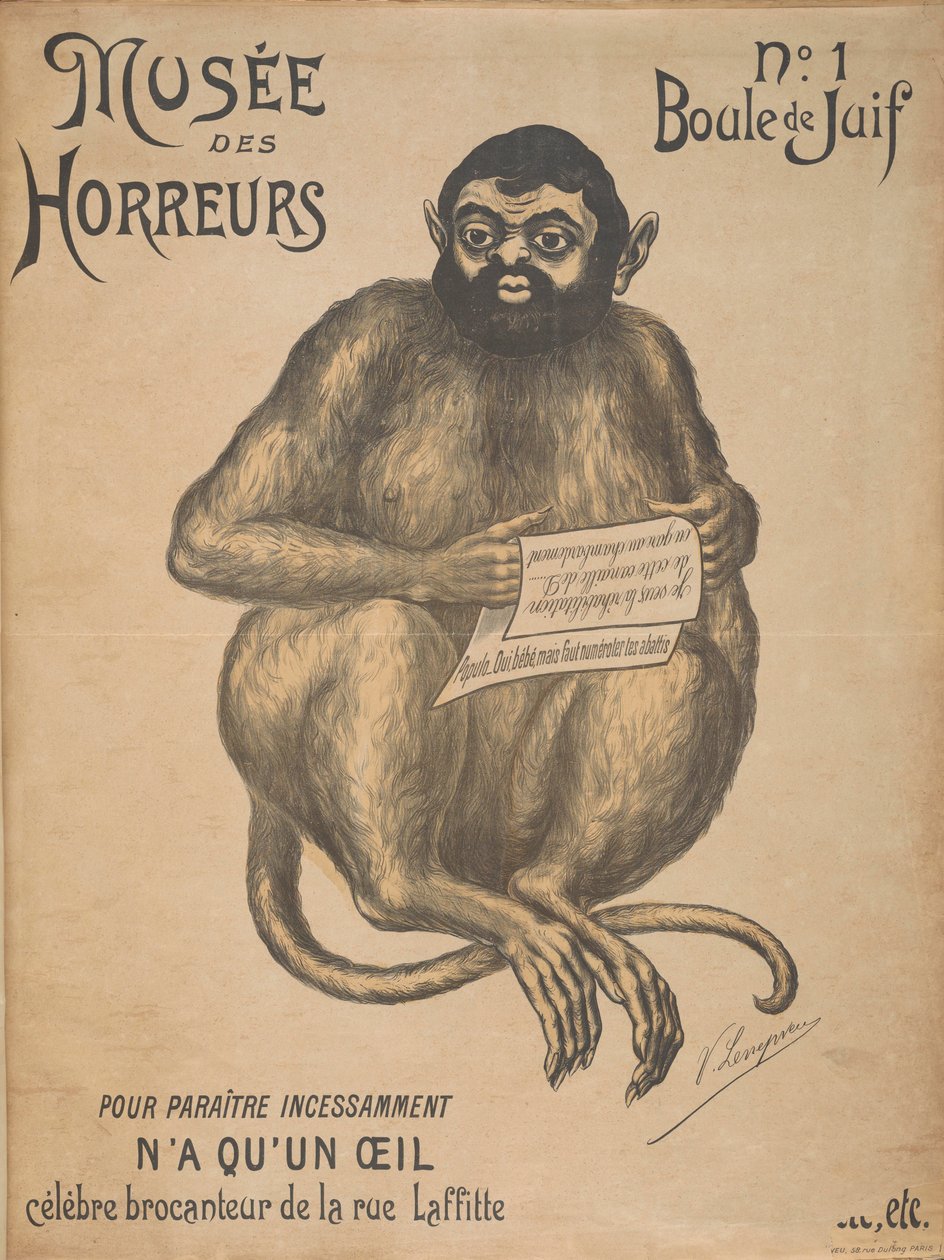 Muzeum horrorów Galeria horrorów: Joseph Reinach, 1899. autorstwa Victor Lenepveu