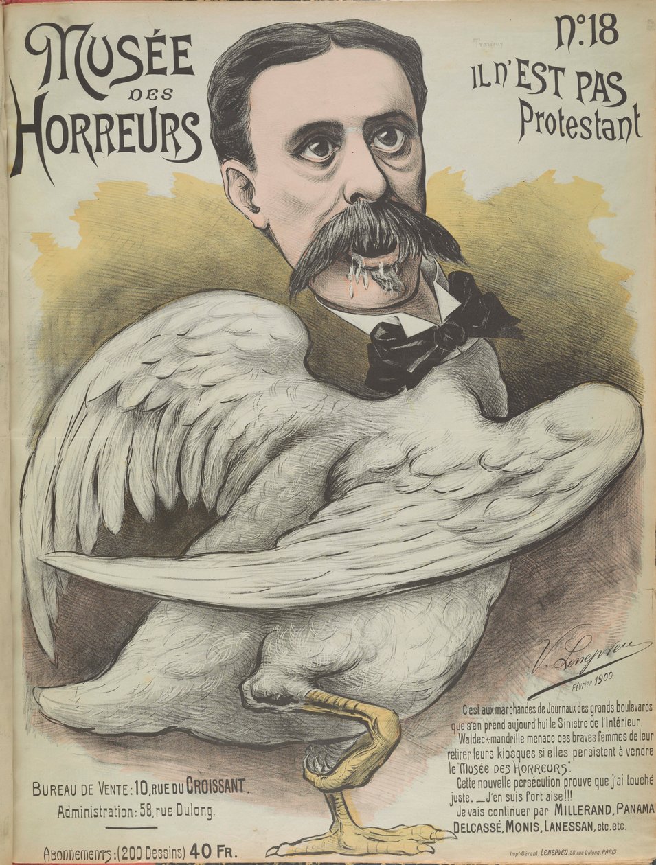 Muzeum horrorów Galeria horrorów: Ludovic Trarieux, 1899. autorstwa Victor Lenepveu