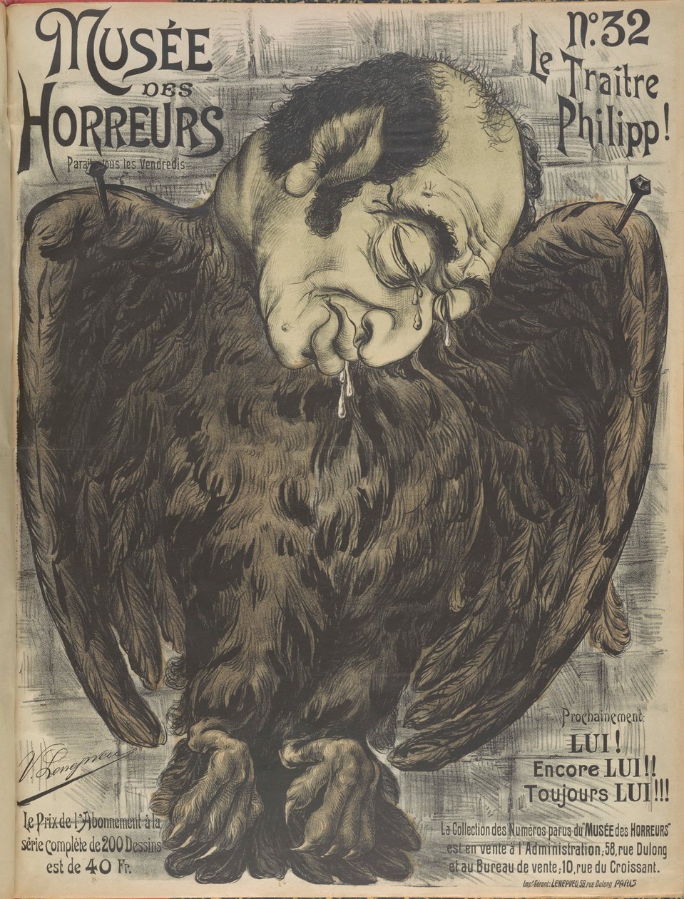 Muzeum horrorów Galeria horrorów: Philippe de Rothschild, 1899. autorstwa Victor Lenepveu